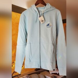 Faherty Light Blue Spring Lake Hoodie